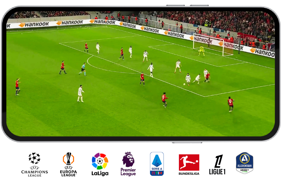Appar för att se fotboll live